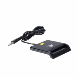 SMART CARD WAC ZW-12026-1 USB Type-C + Adapter Type-C to USB Smart Card Reader เครื่องอ่านสมาร์ทการ์ด แนวนอน