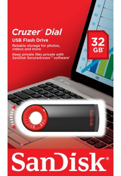 FLASH DRIVE Sandisk Cruzer Dial 32Gb USB2.0 (SDCZ57-032G-B35)
