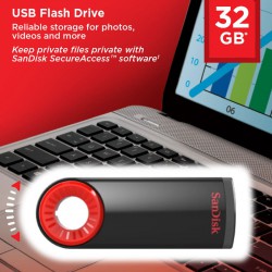 FLASH DRIVE Sandisk Cruzer Dial 32Gb USB2.0 (SDCZ57-032G-B35)