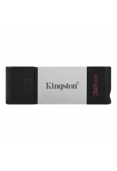 FLASH DRIVE KINGSTON 32Gb DataTraveler 80 Type-C USB3.2 200Mb/s (DT80/32G