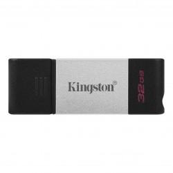 FLASH DRIVE KINGSTON 64Gb DataTraveler 80 Type-C USB3.2 200Mb/s (DT80/64GB)