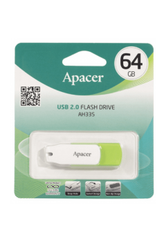FLASH DRIVE Apacer 64 GB AH335 USB2.0 (AP64GAH335G-1)