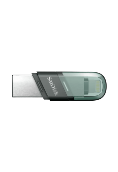 FLASH DRIVE SANDISK iXPAND FLASH DRIV FLIP 128Gb USB3.1+Lightning for iPhone,iPad (SDIX90N-128G-GN6NE)