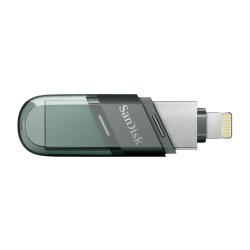 FLASH DRIVE SANDISK iXPAND FLASH DRIV FLIP 128Gb USB3.1+Lightning for iPhone,iPad (SDIX90N-128G-GN6NE)