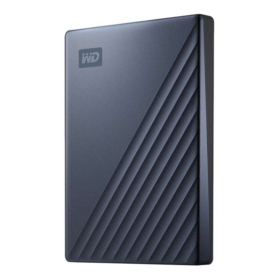 HDD EXTERNAL WD 2 Tb 2.5" USB Type-C My Passport Ultra Metal design (WDBC3C0020BBL) Blue