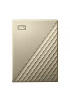 HDD EXTERNAL WD 2 Tb 2.5" USB Type-C My Passport Ultra Metal design (WDBC3C0020BGD) Gold