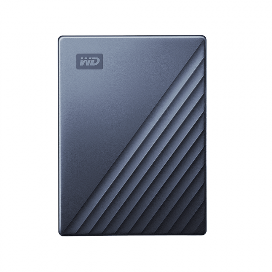 HDD EXTERNAL WD 4 Tb 2.5" USB Type-C My Passport Ultra Metal design (WDBFTM0040BBL) Blue