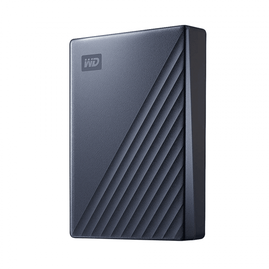 HDD EXTERNAL WD 4 Tb 2.5" USB Type-C My Passport Ultra Metal design (WDBFTM0040BBL) Blue