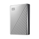 HDD EXTERNAL WD 4 Tb 2.5" USB Type-C My Passport Ultra Metal design (WDBFTM0040BSL) Sliver