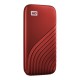 SSD EXTERNAL WD 500Gb My Passport SSD Type-C (WDBAGF5000ARD-WESN) Red