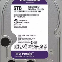 HDD WD SATAIII 6 TB Purple 3Y(WD62PURZ)