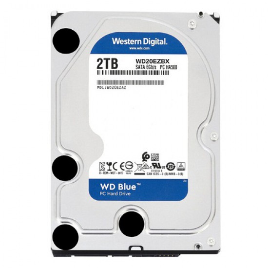 ฮาร์ดดิสก์ HDD WD Satalll 2000Gb/7200 (WD20EZBX-3Year)256 Mb(SATA3)Blue สามารถออกใบกำกับภาษีได้