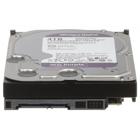 ฮาร์ดดิสก์ HDD WD Satalll 4Tb HDD AV(WD43PURZ-3Year)256Mb Cache 3Y Purple สามารถออกใบกำกับภาษีได้