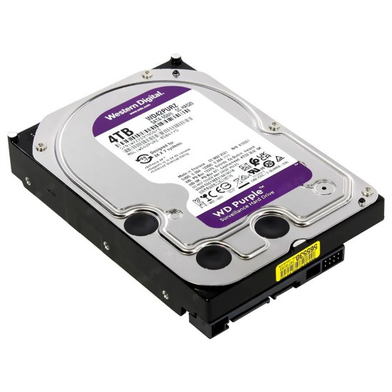 ฮาร์ดดิสก์ HDD WD Satalll 4Tb HDD AV(WD43PURZ-3Year)256Mb Cache 3Y Purple สามารถออกใบกำกับภาษีได้