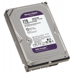 ฮาร์ดดิสก์ HDD WD Satalll 2 Tb HDD AV(WD23PURZ-3Year)256 Mb(SATA3)Purple สามารถออกใบกำกับภาษีได้