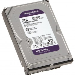 ฮาร์ดดิสก์ HDD WD Satalll 2 Tb HDD AV(WD23PURZ-3Year)256 Mb(SATA3)Purple สามารถออกใบกำกับภาษีได้