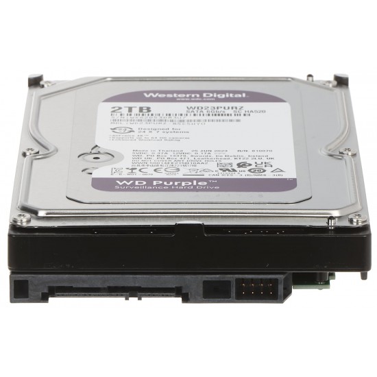 ฮาร์ดดิสก์ HDD WD Satalll 2 Tb HDD AV(WD23PURZ-3Year)256 Mb(SATA3)Purple สามารถออกใบกำกับภาษีได้