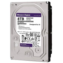 ฮาร์ดดิสก์ HDD WD Satalll 8 Tb (WD85PURZ-3Year) 256 Mb 5400rpm (SATA3)Purple HDD For CCTV สามารถออกใบกำกับภาษีได้