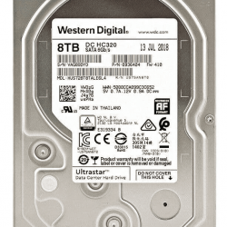 ฮาร์ดดิสก์ HDD WD Ultrastar DC HC320 8TB 3.5in 7200RPM 256MB SATA Ultra 512E SE(0B36404) สามารถออกใบกำกับภาษีได้
