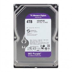 ฮาร์ดดิสก์ HDD WD Satalll 4Tb HDD AV(WD44PURZ-3Year)128Mb Cache 3Y Purple สามารถออกใบกำกับภาษีได้
