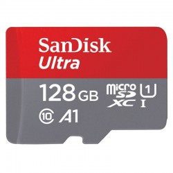 MEMORY MICRO SD SANDISK 128 Gb Ultra Class10(SDSQUAR-128G-GN6MN) No Adapter