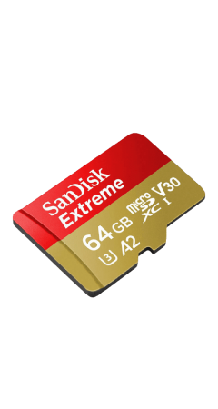 MEMORY MICRO SD SANDISK 64 Gb Extreme 4K Ultra HD A2 for Mobile Gaming Read160Mb/s,Write60Mb/s (SDSQXA2-064G-GN6GN)