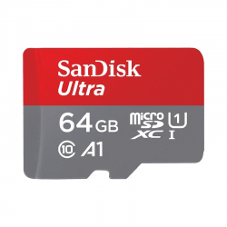 MEMORY MICRO SD SANDISK 64 Gb Ultra 120Mb/s FullHD Class10(SDSQUA4-064G-GN6MN) No Adapter