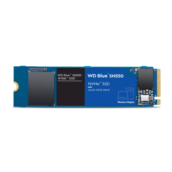 SSD WD 1Tb SSD M.2 Blue SN550 NVMe Solid State Drive(WDS100T2B0C)