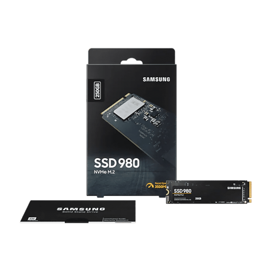 SSD SAMSUNG 250Gb 980 M.2 NVMe SSD Solid State Drive(MZ-V8V250BW)