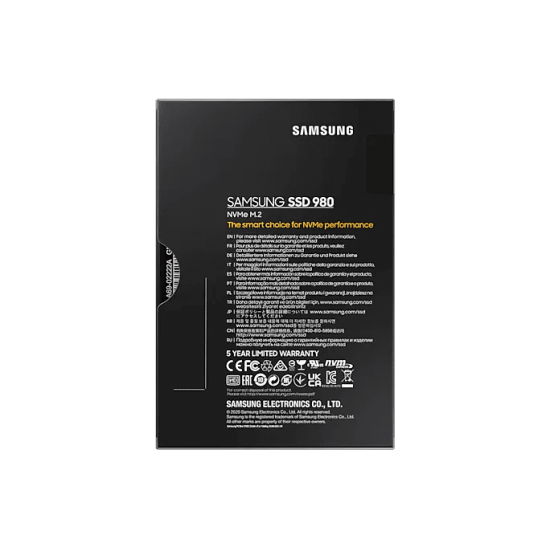 SSD SAMSUNG 500Gb 980 M.2 NVMe SSD Solid State Drive(MZ-V8V500BW)