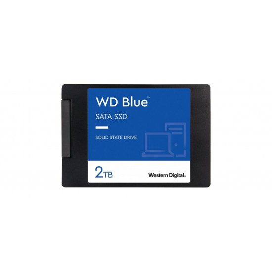 SSD WD 2Tb SSDSATA Blue 3D NAND Solid State Drive(WDSSD2TB-SATA-3D-5YEA)WDS200T2B0A