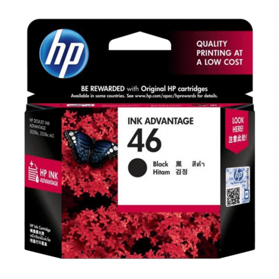 INK CARTRIDGE HP (46) CZ637AA (BLACK)