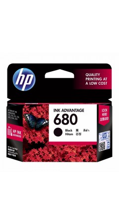 INK CARTRIDGE HP 680 (BLACK) F6V27AA