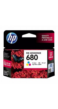 INK CARTRIDGE HP 680 (TRI-COLOR) F6V26AA
