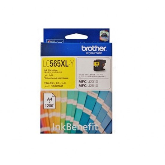 INK CARTRIDGE BROTHER BTH-LC-565XLY (YELLOW)
