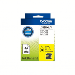 INK CARTRIDGE BROTHER BTH-LC-535XLY (YELLOW)