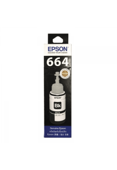 INK EPSON 664 Black 70ml (T664100) ink bottle L100/L110/L200/L210/L300/L350/L355/L550 (4K)