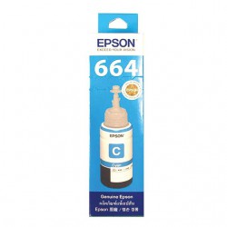 INK EPSON 664 Cyan 70ml (T664200) ink bottle L100/L110/L200/L210/L300/L350/L355/L550 (6.5K)