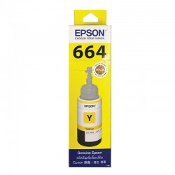 INK EPSON 664 Yellow 70ml (T664400) ink bottle L100/L110/L200/L210/L300/L350/L355/L550 (6.5K)
