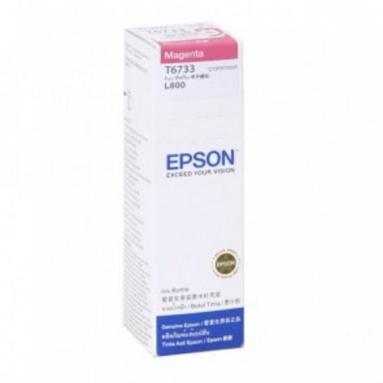 INK EPSON 673 Magenta 70ml (T673300) ink bottle L800 (1.8K-4R)