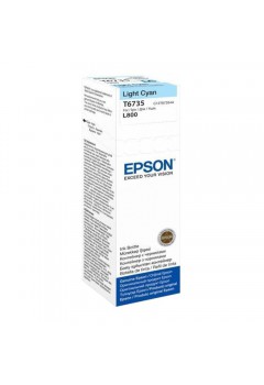 INK EPSON 673 Light Cyan 70ml (T673500) ink bottle L800 (1.8K-4R)