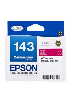 INK EPSON 143 Magenta (T143390) Ink Cartridge - DFP2 (TBS, S size)ME900WD, ME960FWD,ME82WD,WF3011, WF-3521,WF-7011, WF-7511